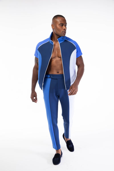 DM NAVY,SKY BLUE 200 F.I.T.S TRACKSUIT –