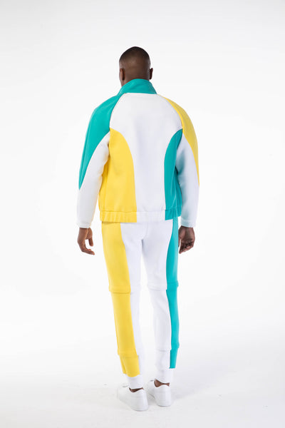 DM 500 F.I.T.S TRACKSUIT TEAL,YELLOW, WHITE –