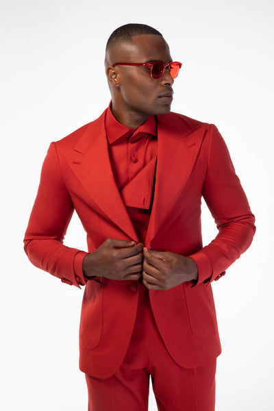 RED BUTTON DELUXE SIGNATURE TWO PIECE SUIT –
