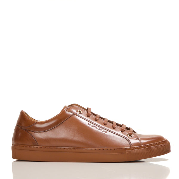 COGNAC LOW TOP TAILORED SNEAKER