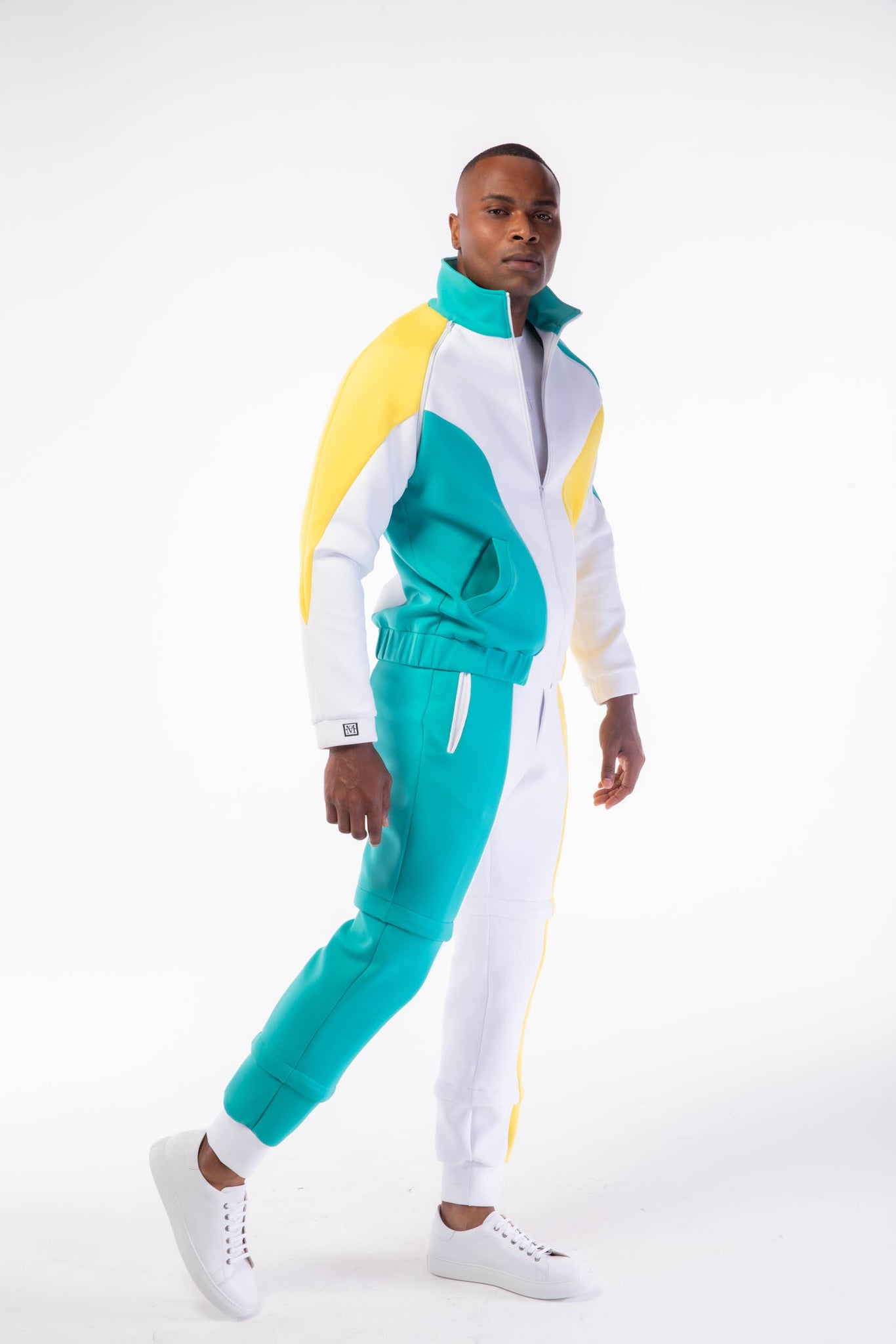DM 500 F.I.T.S  TRACKSUIT TEAL,YELLOW, WHITE