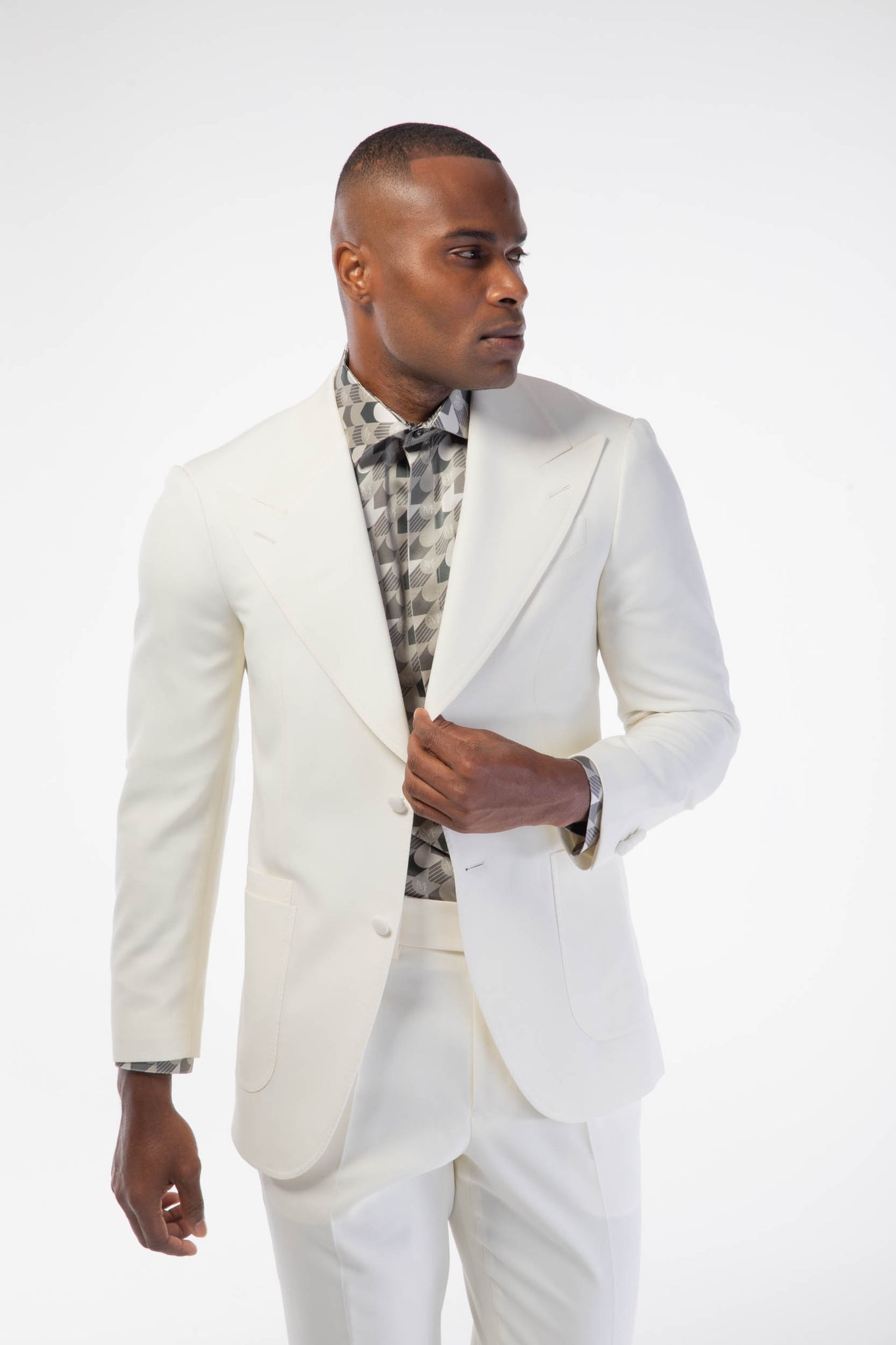 OFF WHITE SIGNATURE TWO PIECE SUIT