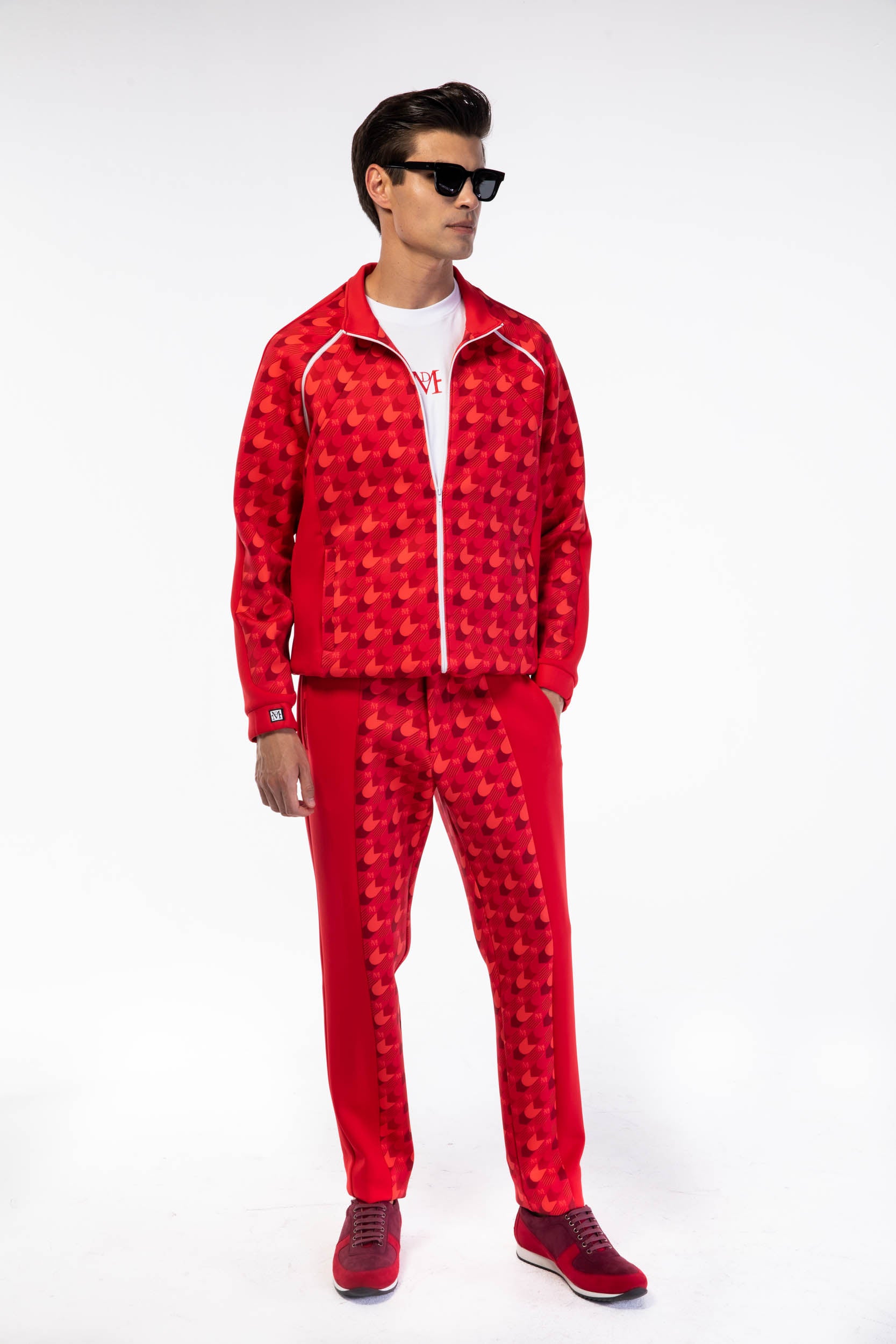 LV Red Sweatsuit
