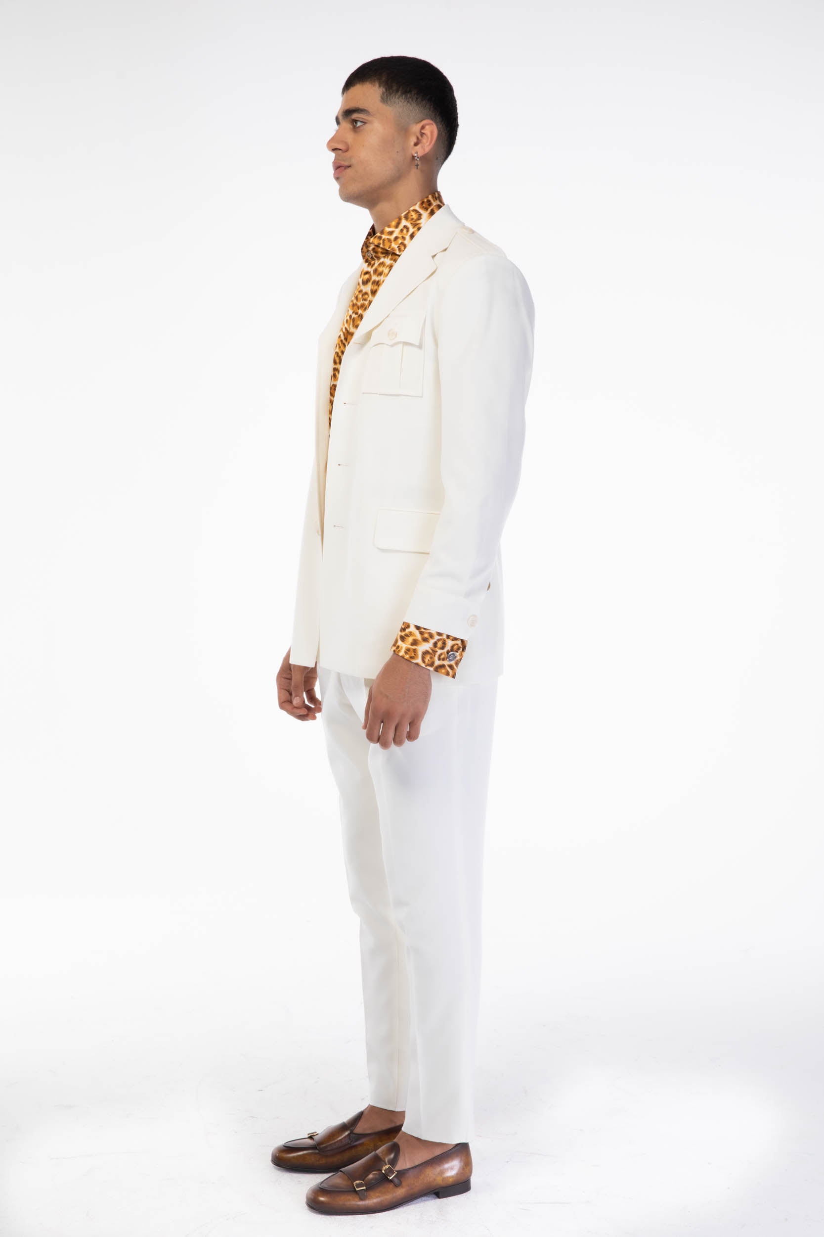 Wildlife Off White Safari Suit DEJONMARQUIS.COM Wildlife Off White Safari Suit DEJONMARQUIS.COM