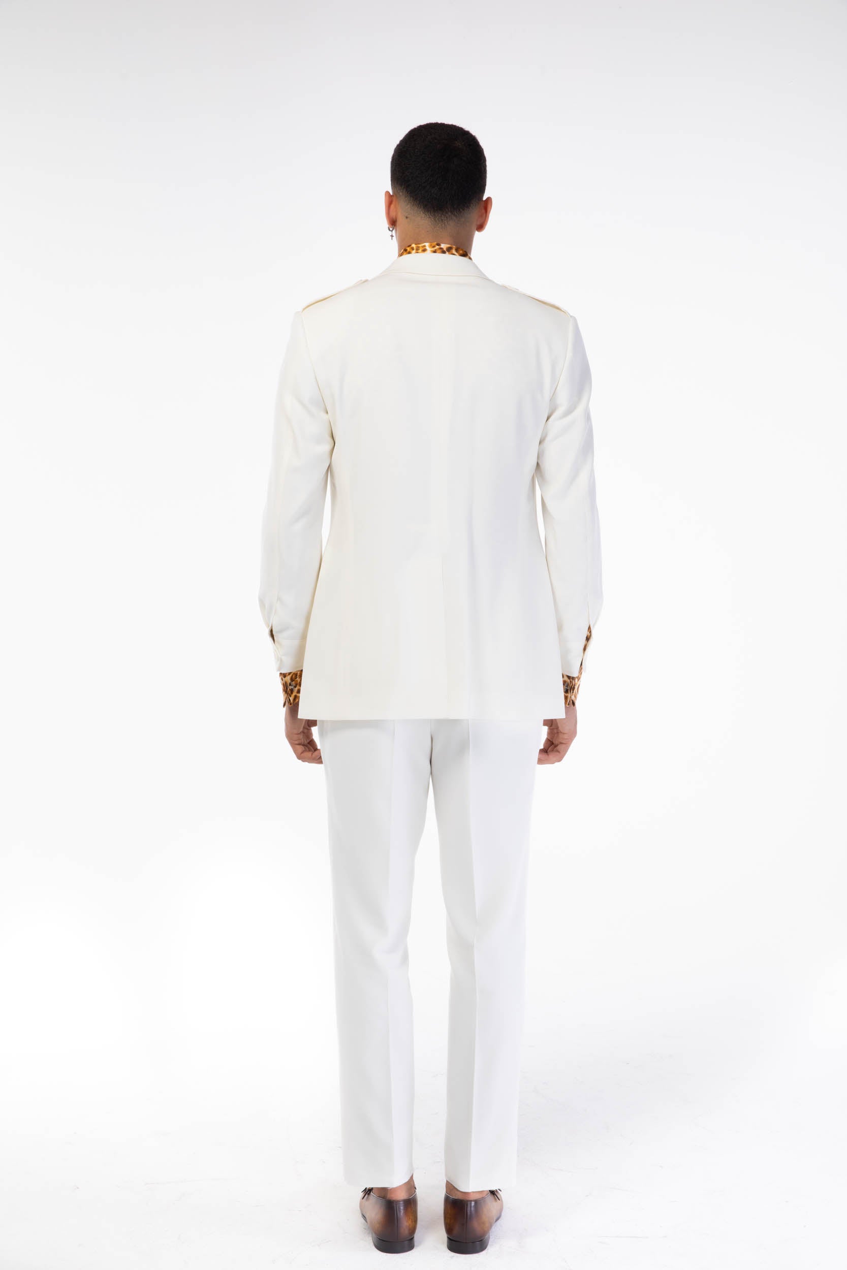 Buy Chinese Collar Cream Formal Shirt For Men Online @ Best Prices in India  | Uniform Bucket | UNIFORM BUCKET