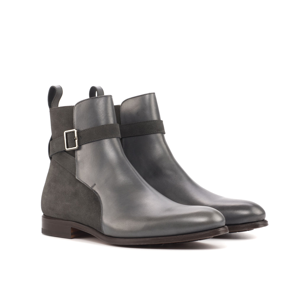 GREY JODHPUR BOOTS