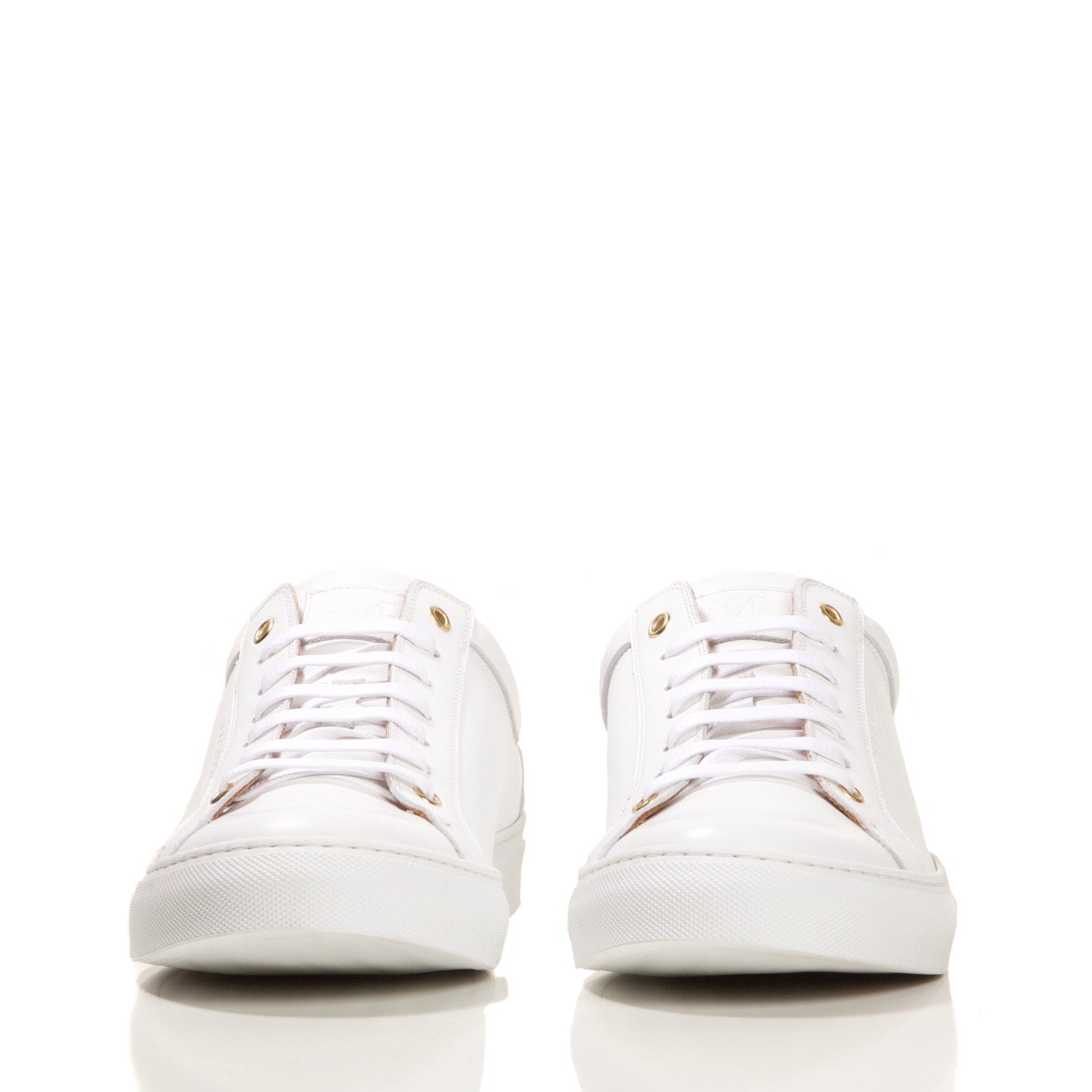 WHITE LOW TOP TAILORED SNEAKER