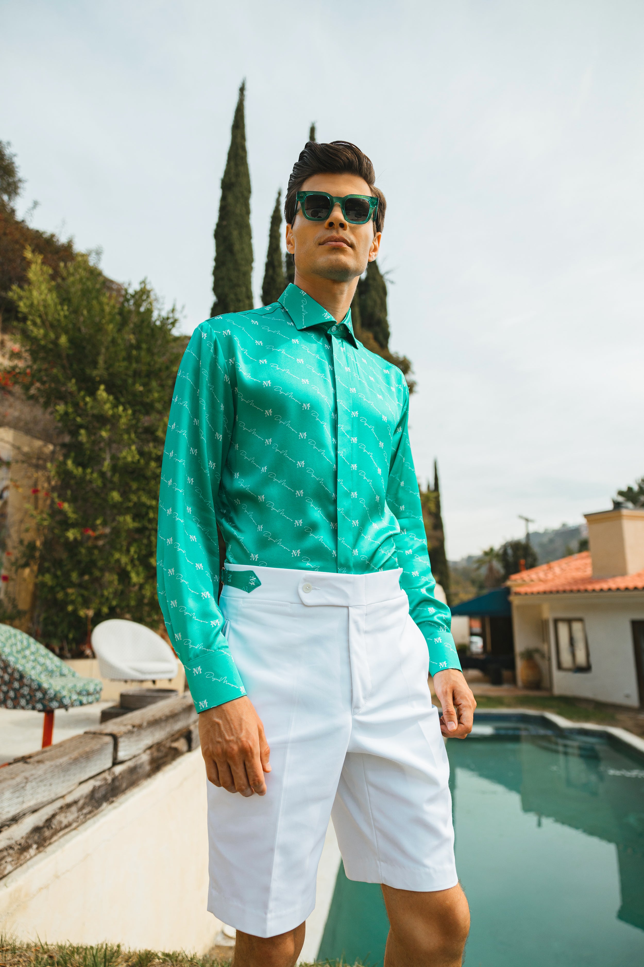 marquis signature dress shirt DM MUSTARD SIGNATURE SILK SHIRT DEJONMARQUIS.COM
