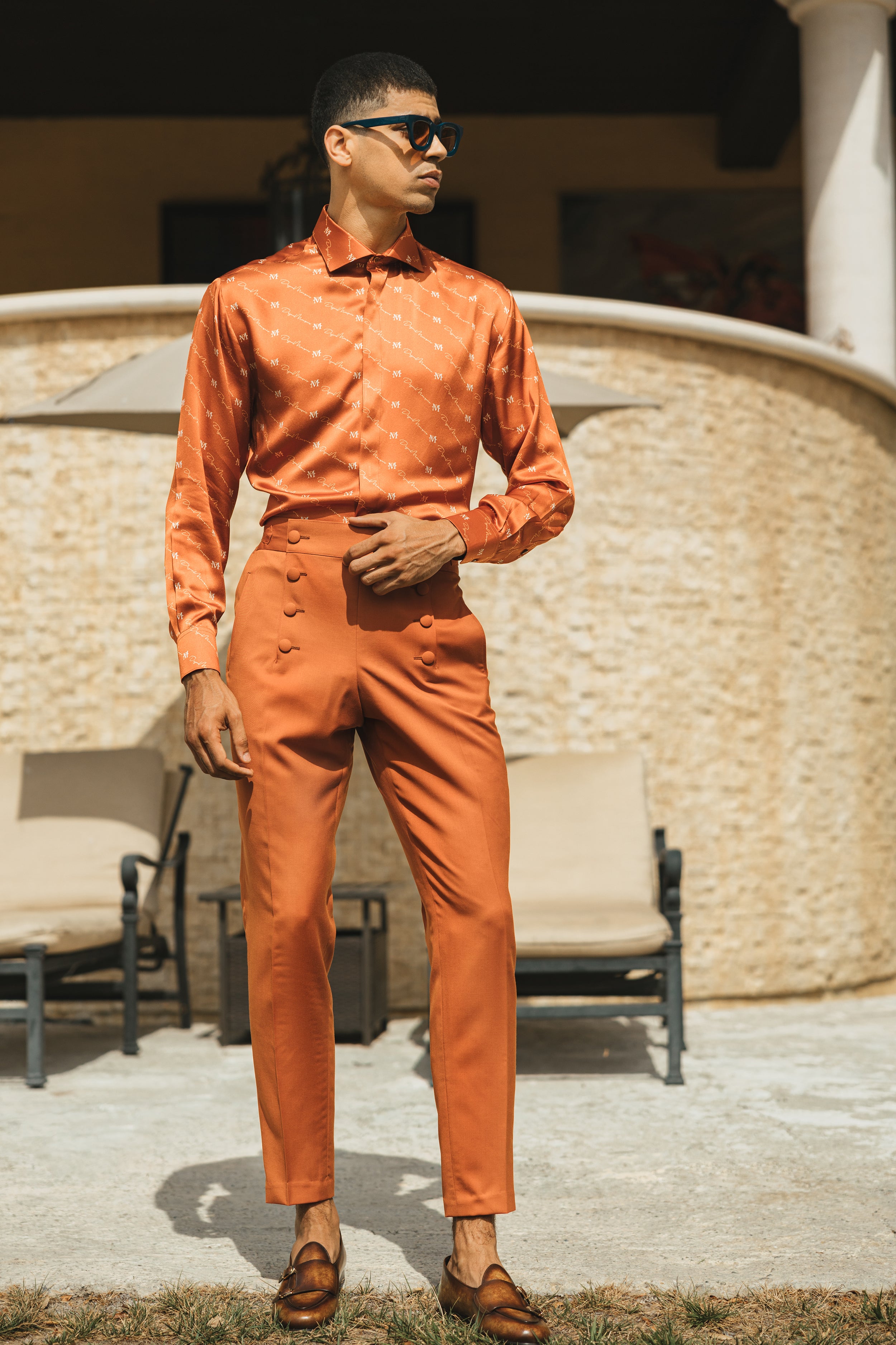 orange mens dress shirt Men's Performance (Best Stretch Button Down) Extra Trim / 15 / s-m / 34-35 The classic dress shirt is perfect for Party Modern Orange Dress Shirts